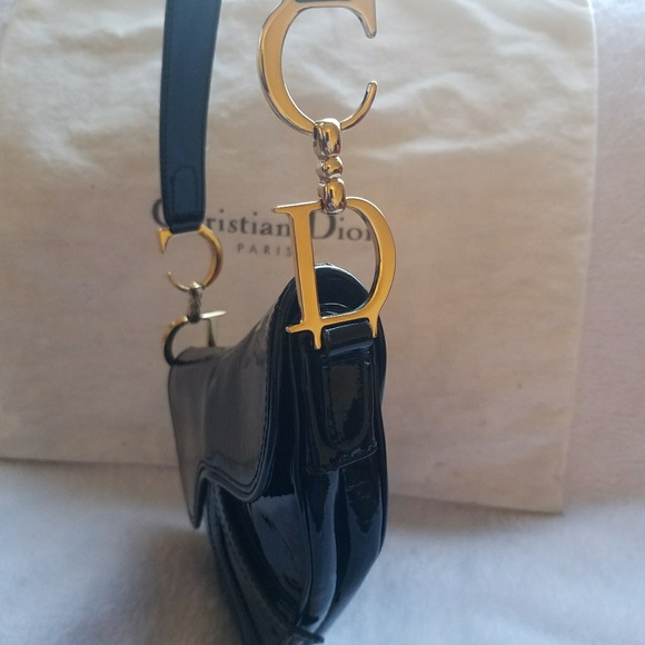 RARE Christian Dior-vintage mini saddle bag - Picture 6 of 7